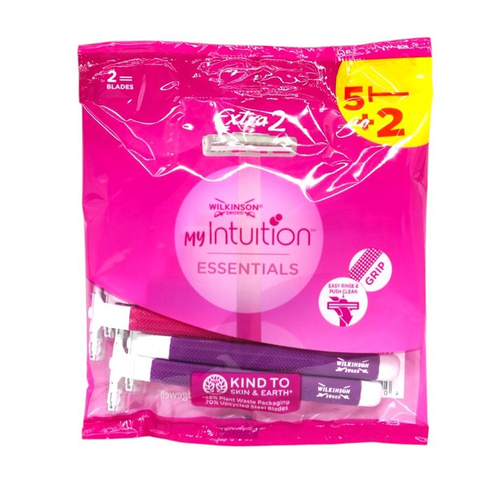 Одноразові бритви для гоління жіночі Wilkinson Sword Extra My Intuition Essentials 2 леза 5+2 шт